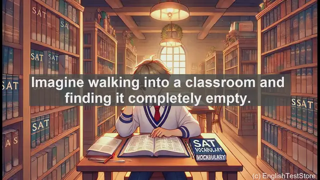 Video thumbnail for 5000 Must Know SAT Vocabulary - Absence: Meaning, Usage, and SAT Tips