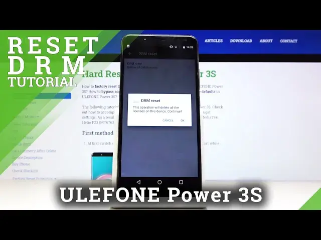 Video thumbnail for How to Reset Digital Right Managements in ULEFONE Power 3S – Find Licenses / Certificates