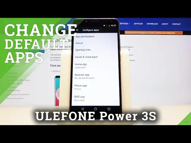 'Video thumbnail for How to Change Default Apps in ULEFONE Power 3S – Change Defaults'