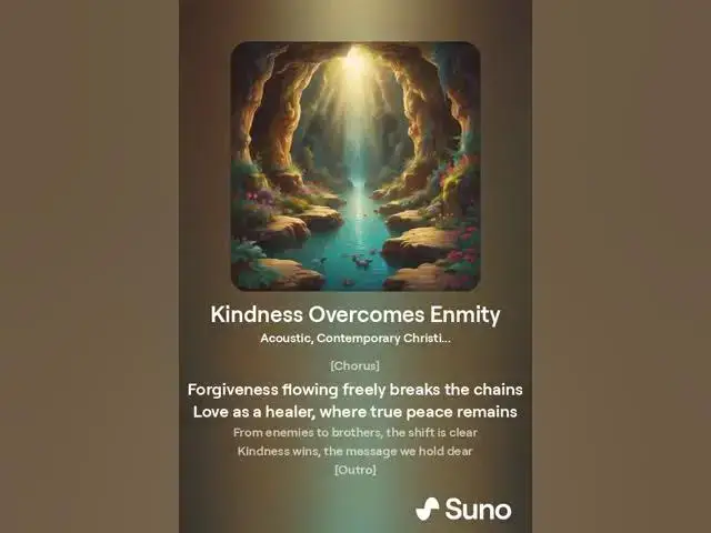 Video thumbnail for Kindness Overcomes Enmity: A Song of Forgiveness and Love