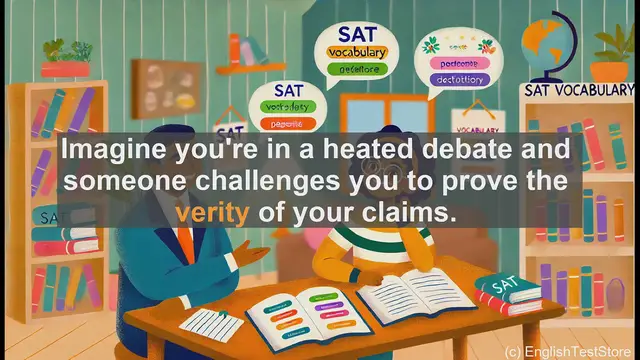 Video thumbnail for 5000 Must Know SAT Vocabulary - Verity: Exploring the Power of Truth in Language