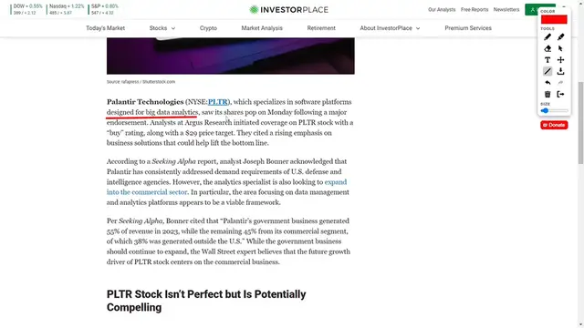 Video thumbnail for Palantir Stock on the Rise_ Analysts Predict Explosive Growth with New Price Target!