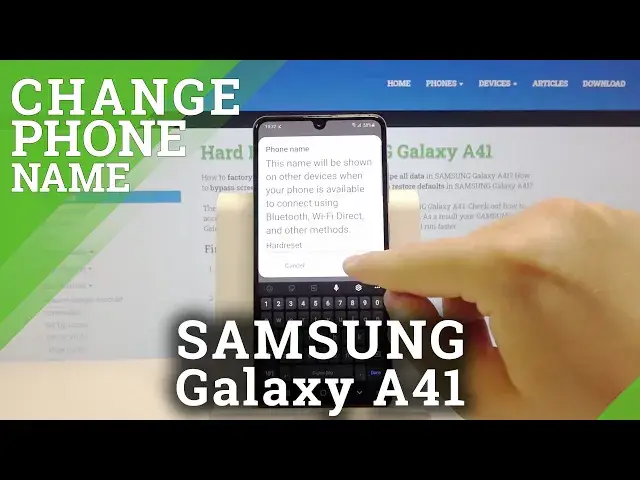 'Video thumbnail for How to Rename Samsung Galaxy A41 – Change Device Name'