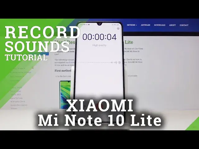 'Video thumbnail for How to Record Sounds in Xiaomi Mi Note 10 Lite - Voice Recorder App'