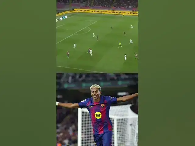 Video thumbnail for 👑🔵🔴 El primero de Lamine Yamal ante el Elche #fcbarcelona #lamineyamal