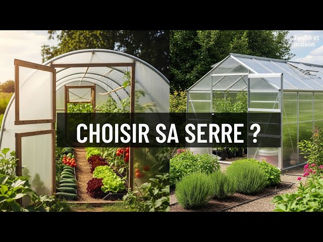 Video thumbnail for Quelle Serre de Jardin Choisir ? Tunnel, Verre, Polycarbonate