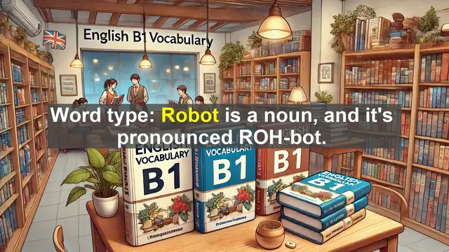 Video thumbnail for 2500 Must Know CEFR B1 Vocabulary - Robot: From Czech Play to Modern Technology