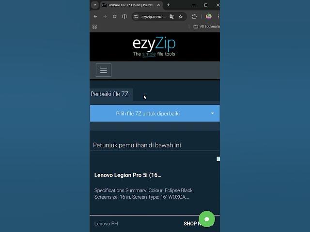 Video thumbnail for 📦 Cara Memperbaiki File 7Z yang Rusak Secara Online Gratis | Tidak Perlu Instalasi Perangkat Lunak