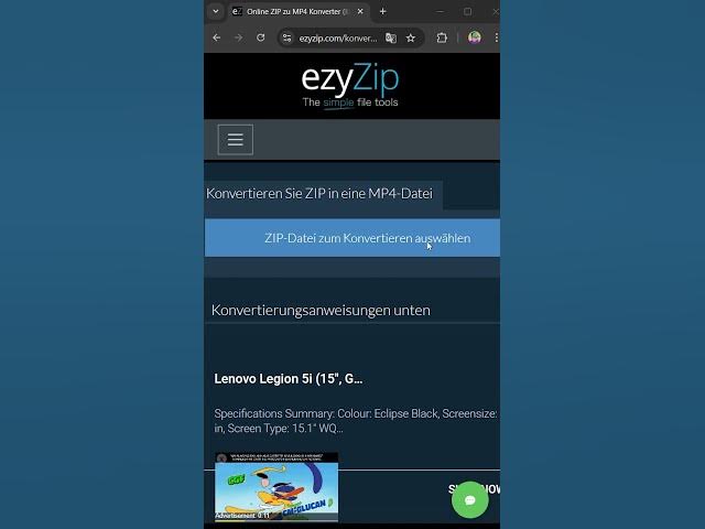 Video thumbnail for 📦 ZIP-dateien Im Browser in MP4 Konvertieren | Keine Softwareinstallation Erforderlich