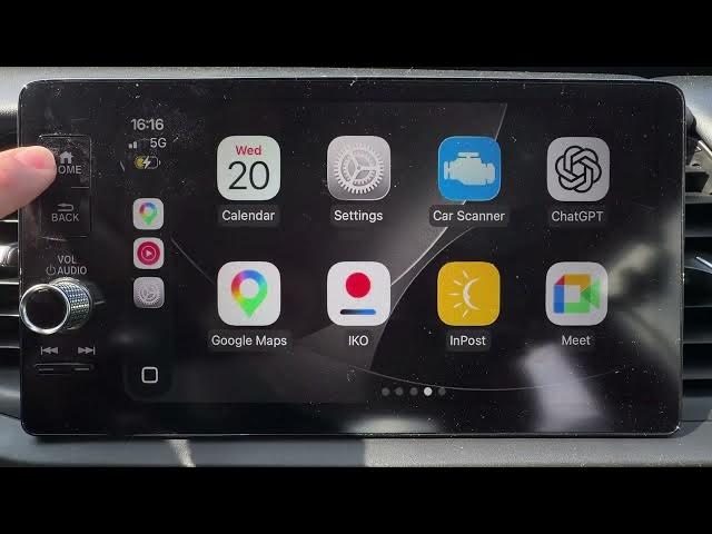 Video thumbnail for HONDA Jazz V HYBRID - How to Disconnect CarPlay
