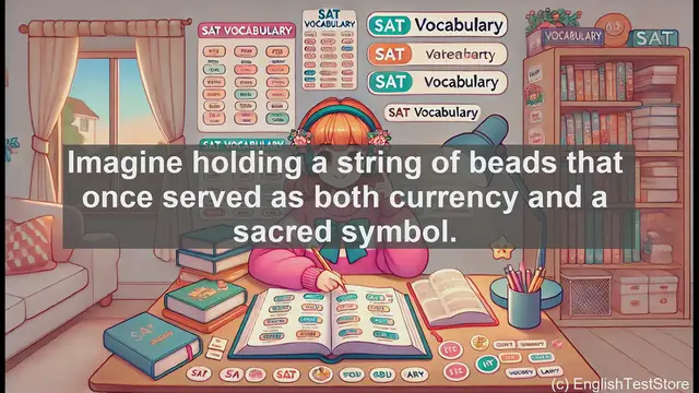 Video thumbnail for 5000 Must Know SAT Vocabulary - Wampum: The Beads That Shaped American History