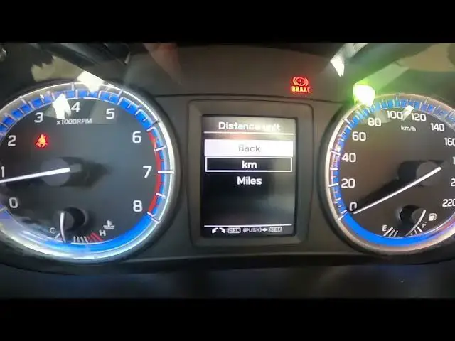 'Video thumbnail for How to Change Units in Suzuki SX4 II ( 2013 – 2021 ) - Set New Distance Units'