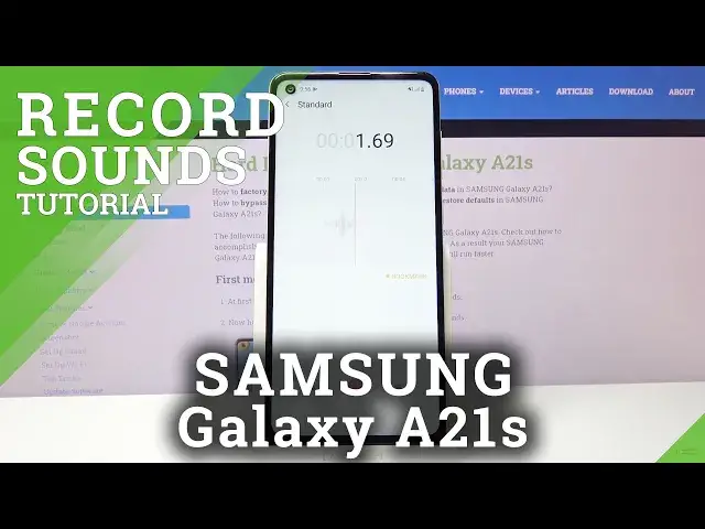 'Video thumbnail for How to Record Sound in SAMSUNG Galaxy A21s – Use Sound Recorder'
