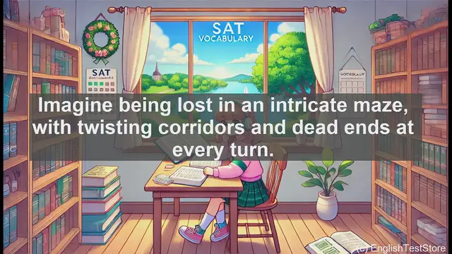 Video thumbnail for 5000 Must Know SAT Vocabulary - Labyrinth: Unraveling the Meaning of a Complex Word