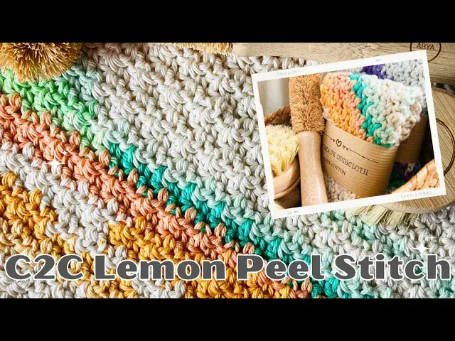 'Video thumbnail for Master the Corner to Corner Lemon Peel Stitch - Step-by-Step Tutorial'