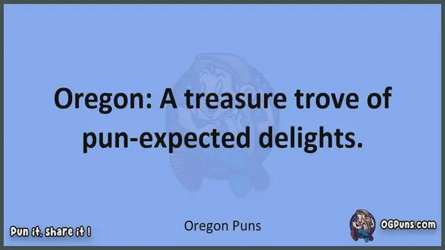 Video thumbnail for Oregon - Jokes, Puns, Wordplays, and Laughter