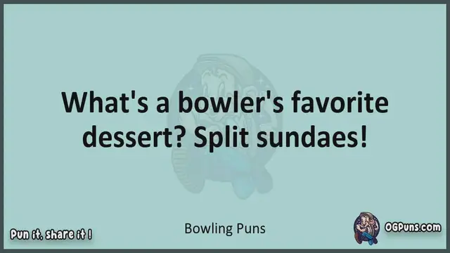 Video thumbnail for Bowling - Jokes, Puns, Wordplays, and Laughter