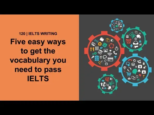 Video thumbnail for 120 5 easy ways to get the vocabulary you need to pass IELTS