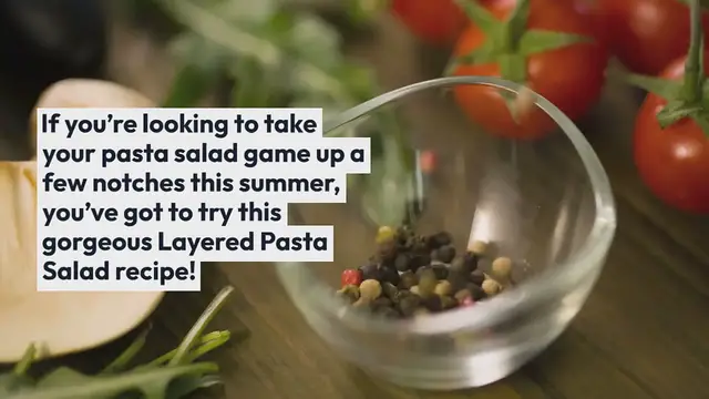 Video thumbnail for Best Layered Pasta Salad