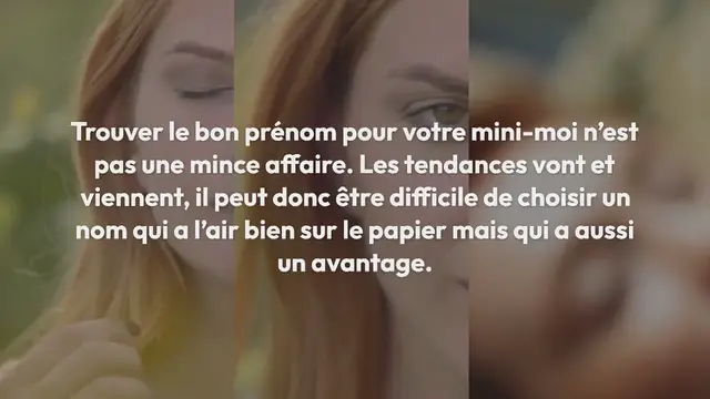 Video thumbnail for Les 15 prénoms pour filles les plus tendance en Juin 2023