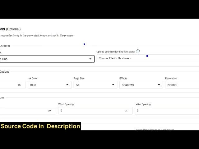 Video thumbnail for Build Text to Handwriting Font Image & PDF Converter Using jsPDF & Html2Canvas Library in Browser