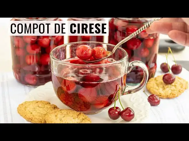 Video thumbnail for 🍒 Simplu și ieftin! Rețeta de compot de cireșe sau vișine pentru iarnă.