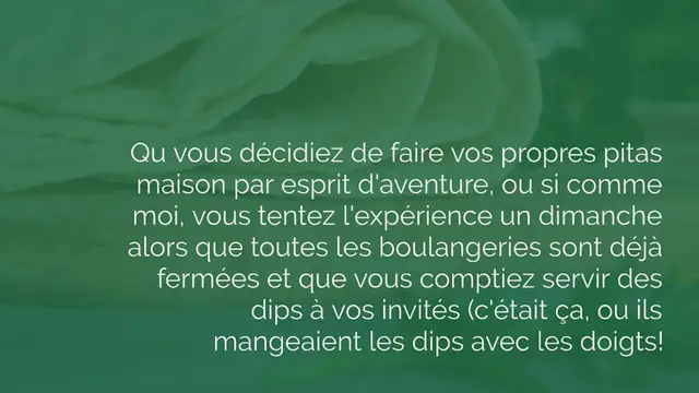 Video thumbnail for PAIN PITAS MAISON