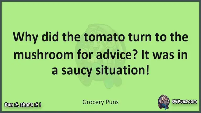 Video thumbnail for Grocery - Jokes, Puns, Wordplays, and Laughter