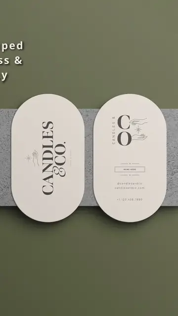 Video thumbnail for Candles & Co. Soy Wax Candle Business Card