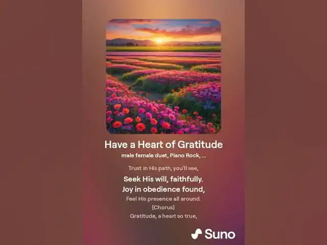 Video thumbnail for Have a Heart of Gratitude - Psalm 50:14