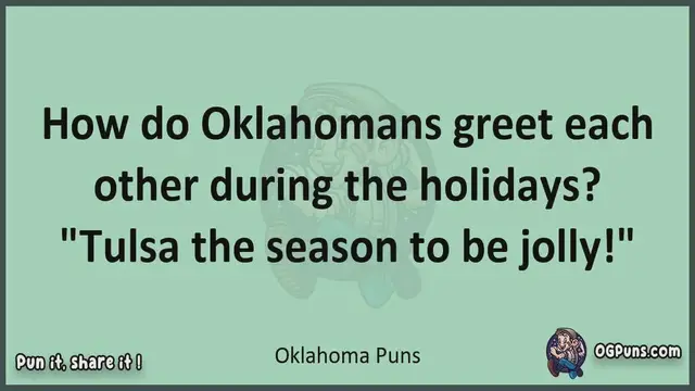 Video thumbnail for Oklahoma - Jokes, Puns, Wordplays, and Laughter
