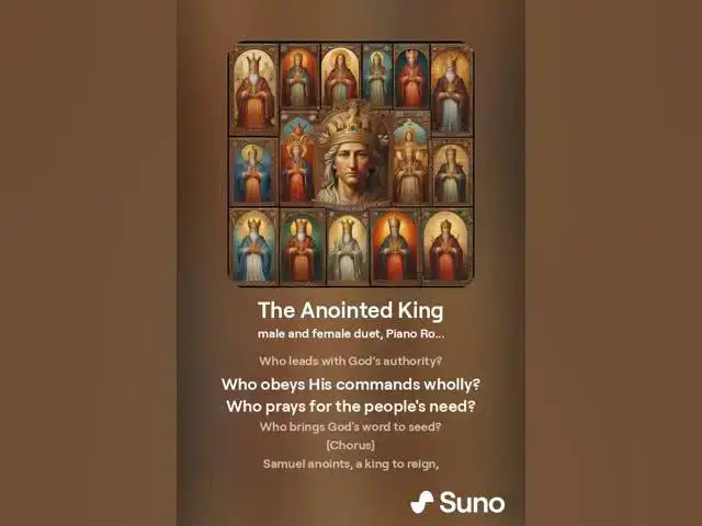 Video thumbnail for The Anointed King: Samuel and Jesus - A New Christian Song