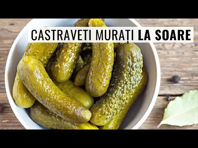 Video thumbnail for Gata în câteva zile, crocanți și gustoși! Rețeta mea de castraveți murați de vară.