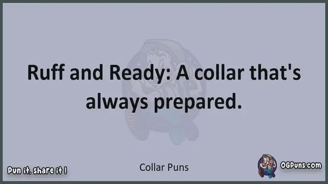 Video thumbnail for Collar - Jokes, Puns, Wordplays, and Laughter