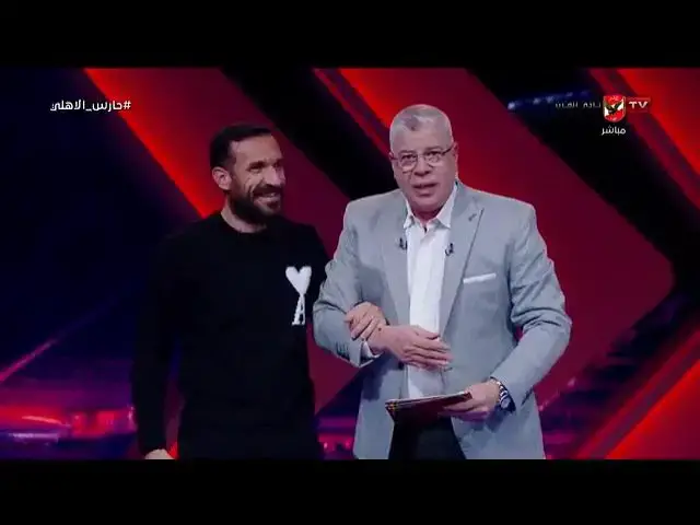 'Video thumbnail for تقديمه شوبير لعلي معلول في قناه الاهلي'