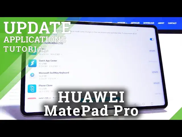 Video thumbnail for How to Update Apps in HUAWEI MatePad Pro – Download Updates