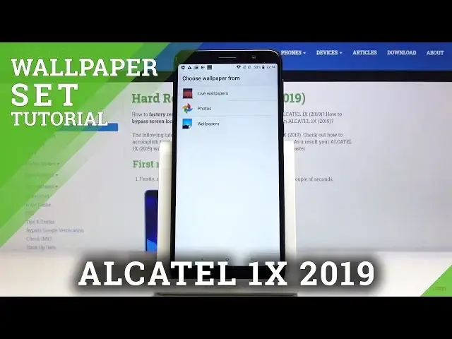 Video thumbnail for How to Change Wallpaper in ALCATEL 1X 2019 – Change Home Screen