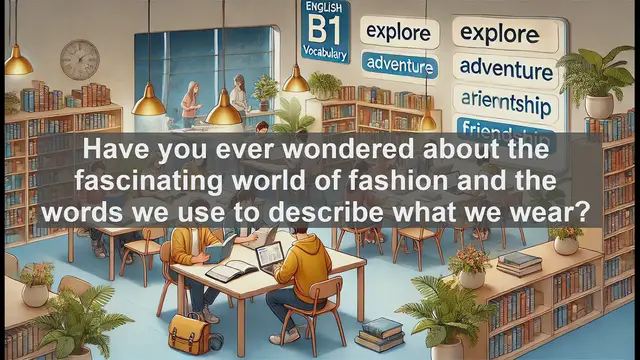 Video thumbnail for 2500 Must Know CEFR B1 Vocabulary - Understanding 'Clothes': More Than Just What We Wear