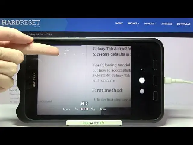 Video thumbnail for How to Change Volume Button Function in Camera in SAMSUNG Galaxy Tab Active2 - Camera Settings