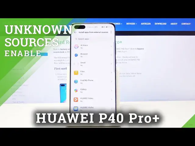 'Video thumbnail for How to Enable Unknown Sources in HUAWEI P40 Pro+ – Install APK'