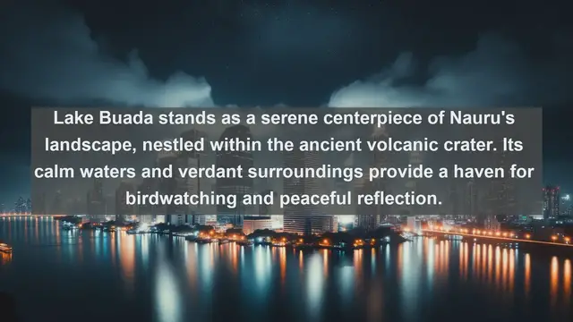 Video thumbnail for Serene Oasis: Top 10 Stunning Lakes in Nauru Revealed