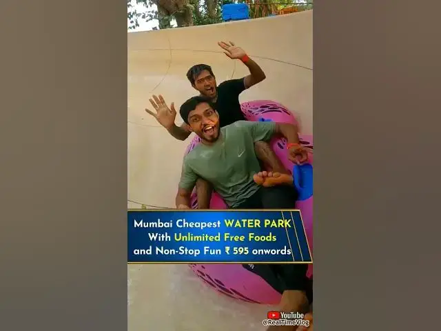 Video thumbnail for Mumbai Cheapest WATER PARK in VIRAR - Just 595₹ #shorts #waterpark