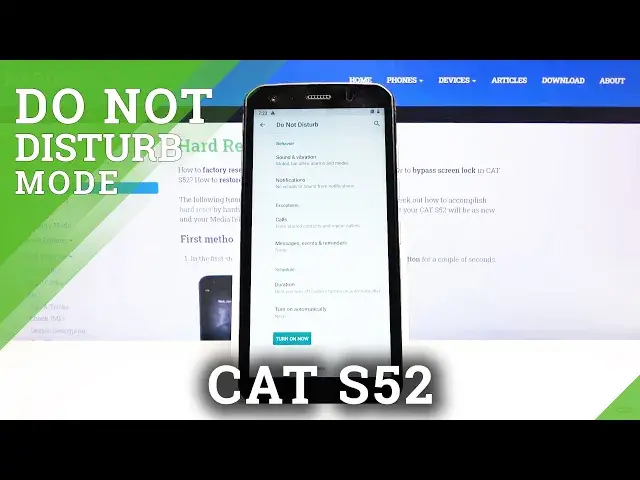 Video thumbnail for How to Activate DND Mode in CAT S52 – Set Up Do Not Disturb Mode