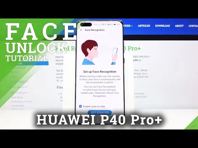 'Video thumbnail for How to Set Up Face Unlock in HUAWEI P40 Pro+ - Face Recognition'