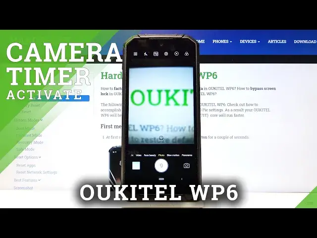 Video thumbnail for How to Set Camera Timer in OUKITEL WP6 – Find Timer Options