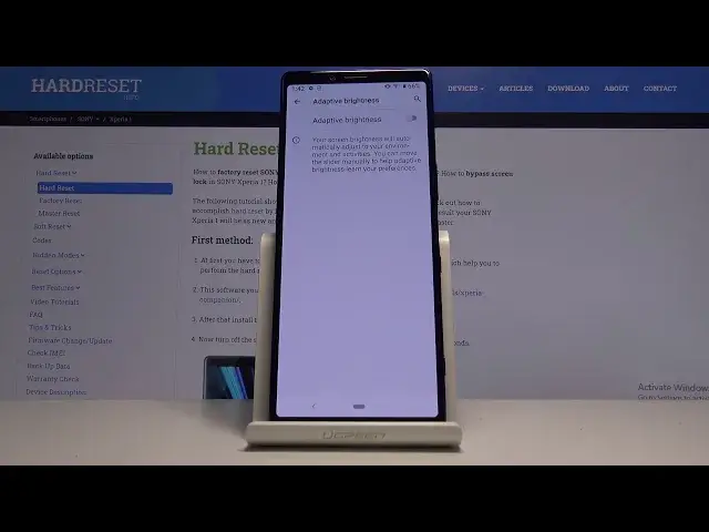 Video thumbnail for How to Activate Auto Brightness in SONY Xperia 1 – Find Screen Brightness Options