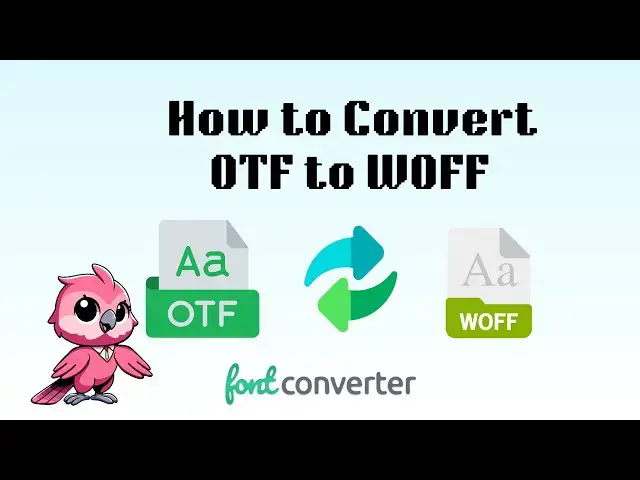 Video thumbnail for How to Convert OTF to WOFF (Simple Guide)