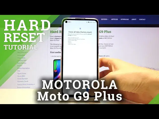'Video thumbnail for How to Factory Reset MOTOROLA Moto G9 Plus – Restore Defaults / Wipe Data'