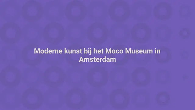 Video thumbnail for MOCO MUSEUM: HÉT INSTAGRAM MUSEUM IN AMSTERDAM!