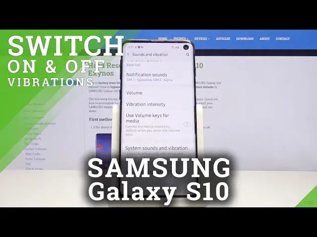 'Video thumbnail for How to Enter Vibration Settings in Samsung Galaxy S10 – Disable Vibrations for Incoming Calls'